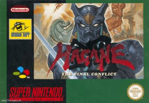 Hagane The Final Conflict box art for Super Nintendo